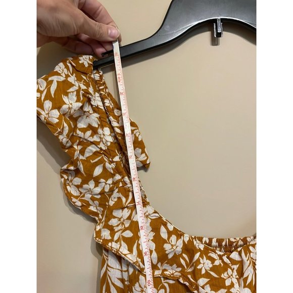 Old Navy Dress camel yellow Women's medium - Picture 8 of 10